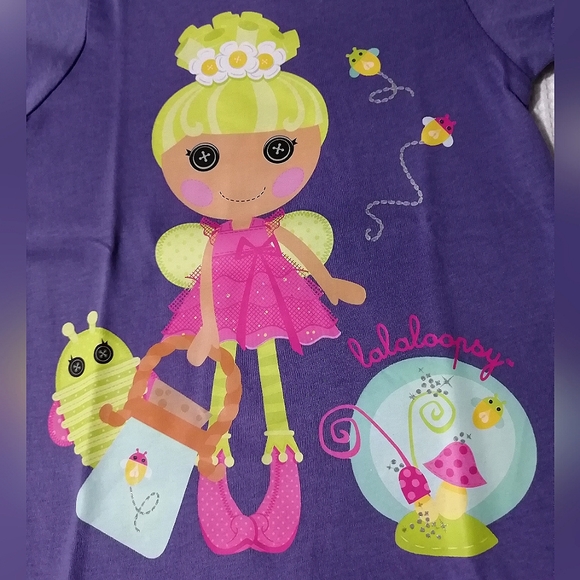 🔥SALE🔥 Lalaloopsy Pix E. Flutters Girl's T-shirt Tee NWT Sizes 2T, 3T - Picture 2 of 5
